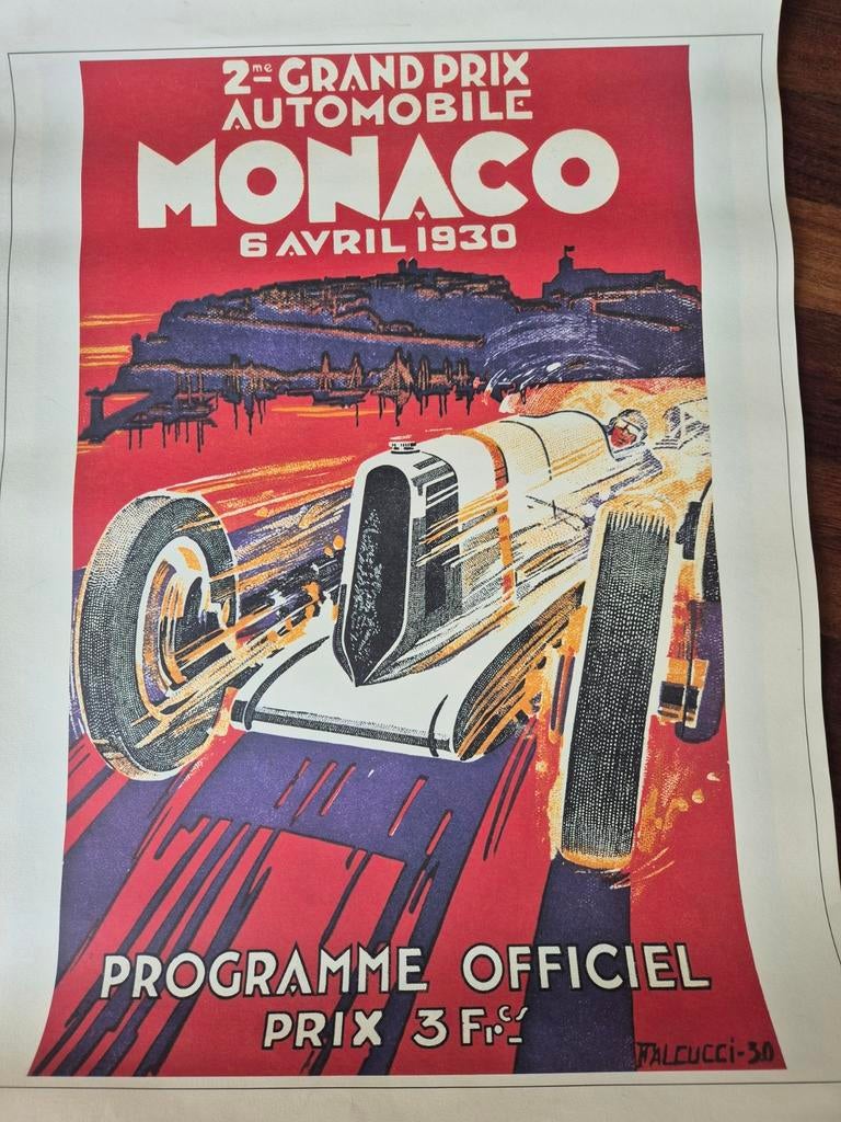 Posters van oude race momenten 1923 t/m 1939, Ophalen of Verzenden