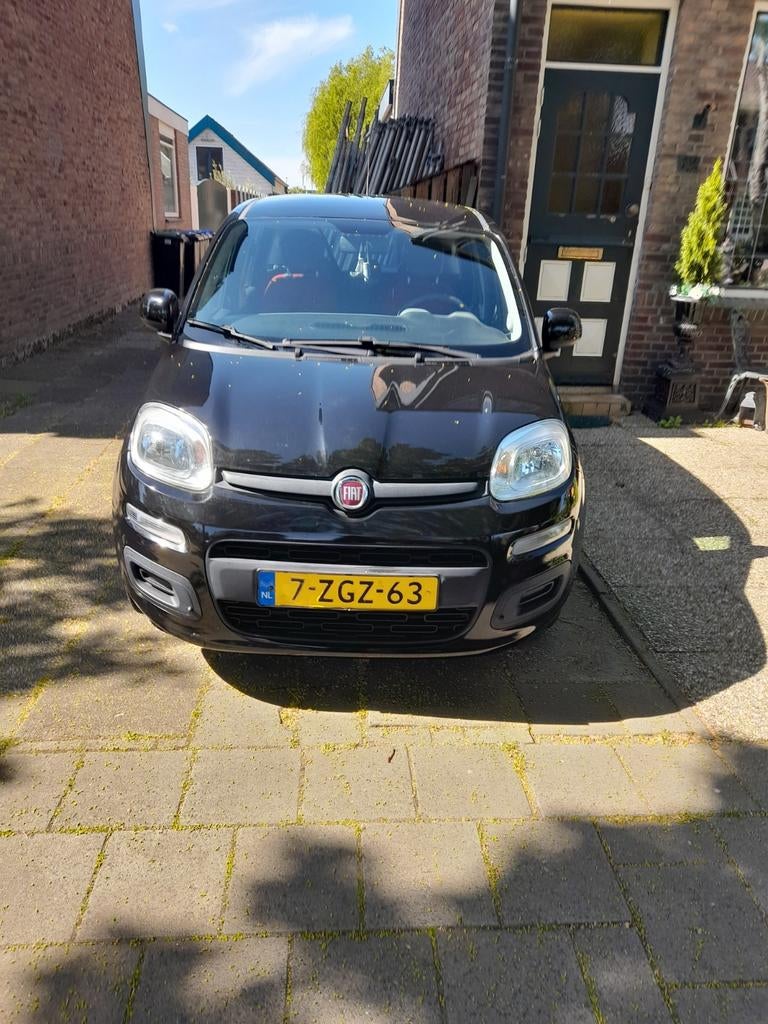 Fiat Panda 0.9 Twinair 59KW 2014 Zwart, Auto's, Fiat, Voorwielaandrijving, Stof, Panda, Zwart