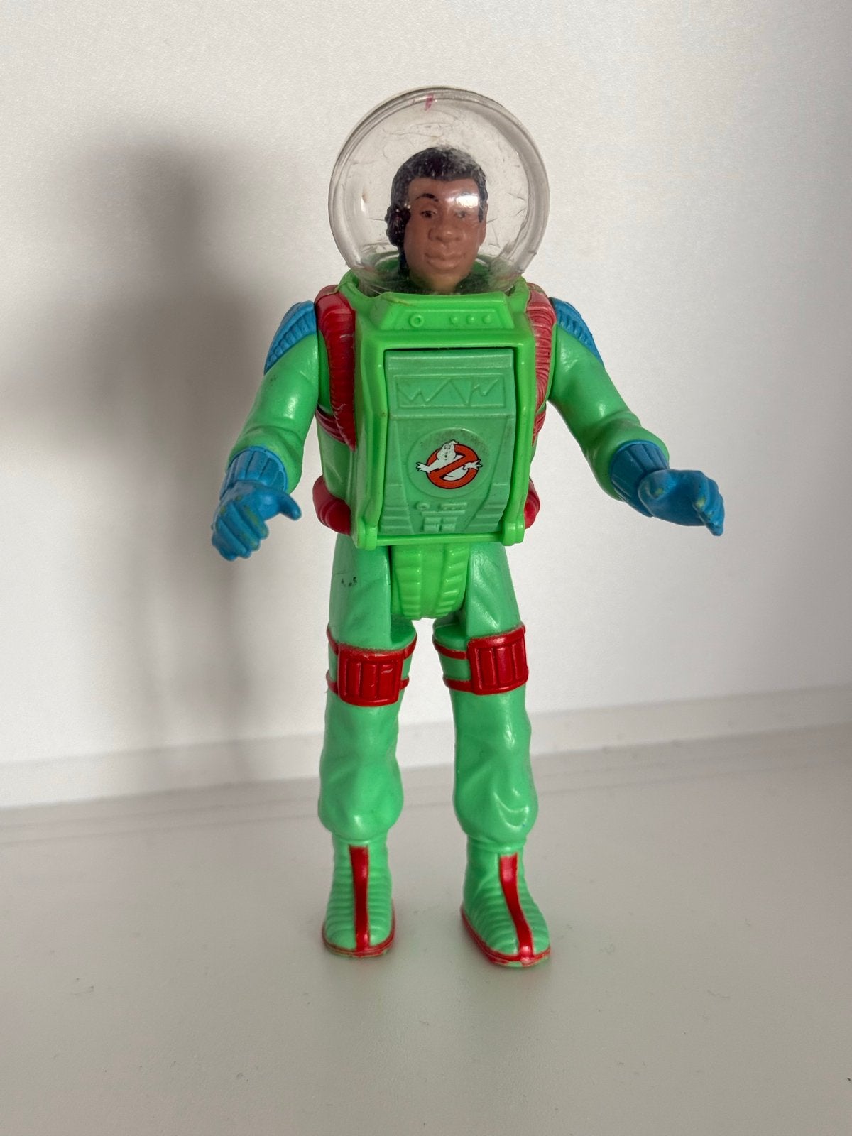 Vintage Ghostbusters Winston Zeddemore actiefiguur 1989, Ophalen of Verzenden, Gebruikt