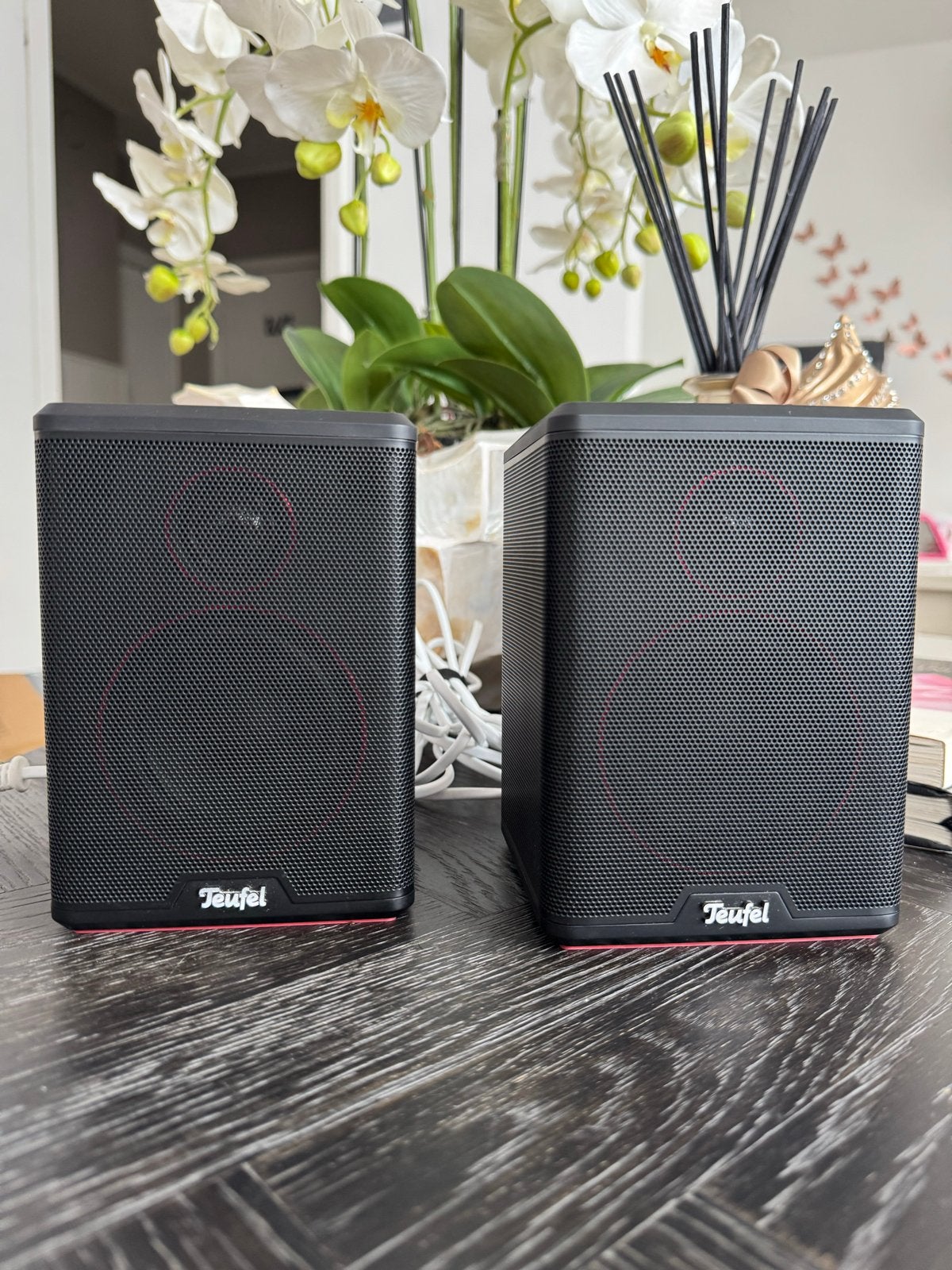 Teufel Effekt draadloze speakers - Surround sound, Overige merken, Speakerset, Ophalen of Verzenden, Zo goed als nieuw