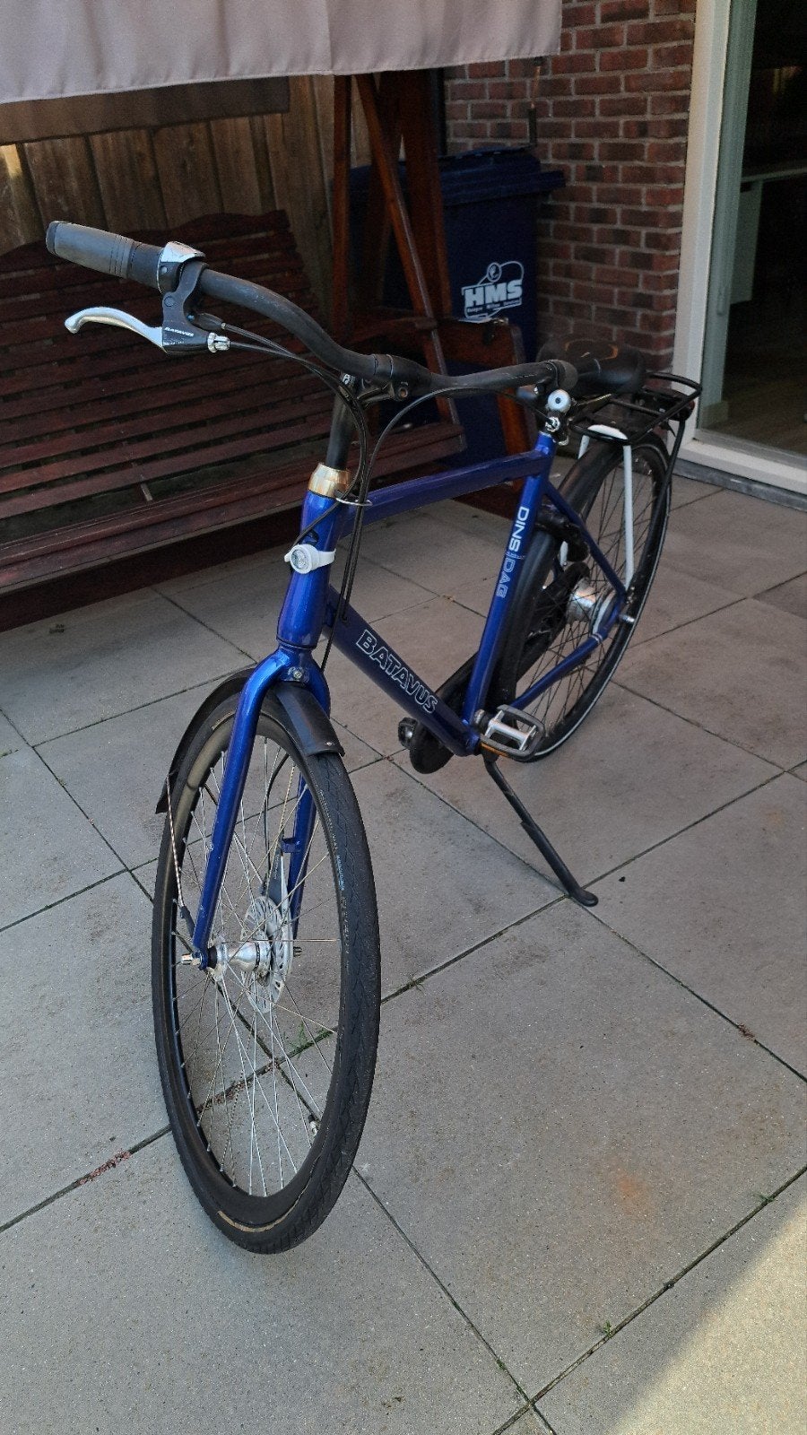 Batavus Dinsdag fiets - Blauw, Ophalen, Versnellingen, Batavus, Trommelrem