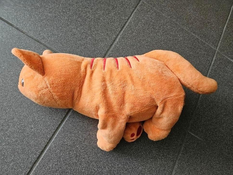 Dikkie Dik knuffel, Oranje, Gebruikt, Ophalen of Verzenden, Kat