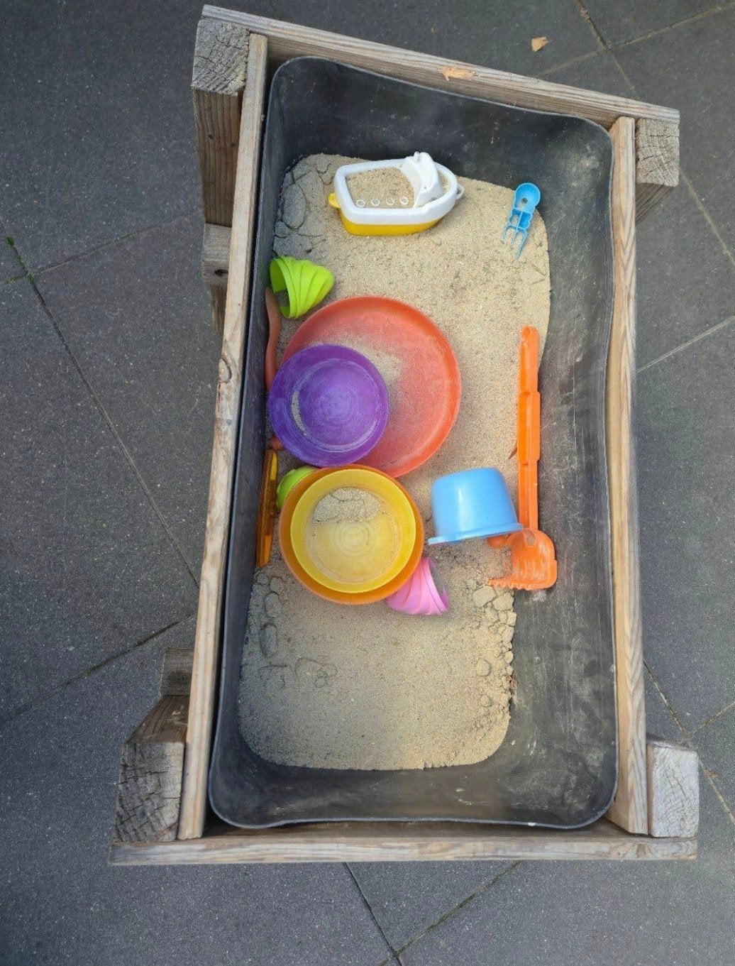 Zandtafel, Zandbak, Watertafel, Kinderen en Baby's, Ophalen, Gebruikt