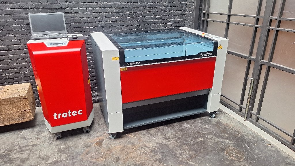 TROTEC - SPEEDY 400 LASERMACHINE + ATMOS + ROTARY ALS NIEUW, Ophalen, Zo goed als nieuw