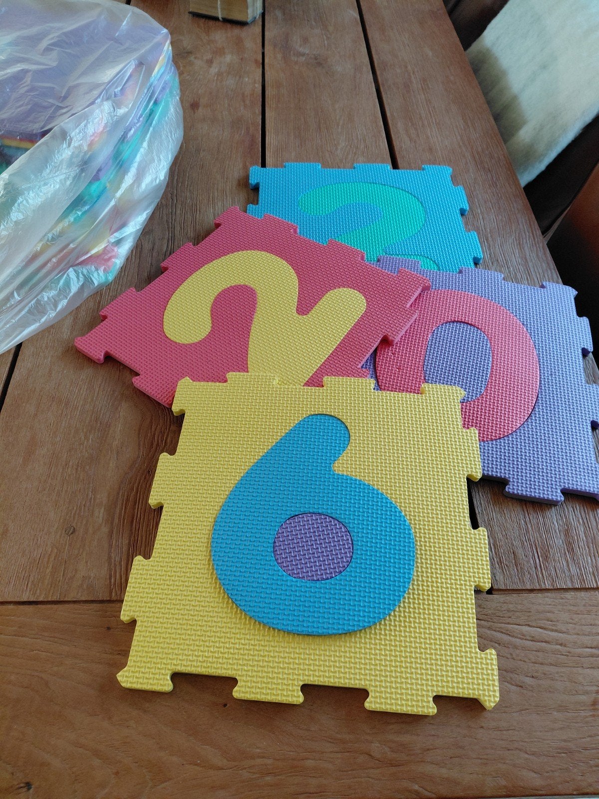 Foam puzzel tegels 20 stuks, Ophalen, Zo goed als nieuw