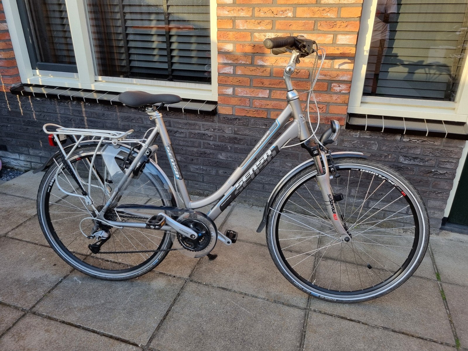 Sensa AS Campagna sportieve damesfiets 24 versnellingen, 28 inch, 53 tot 56 cm, Velgrem, Zo goed als nieuw