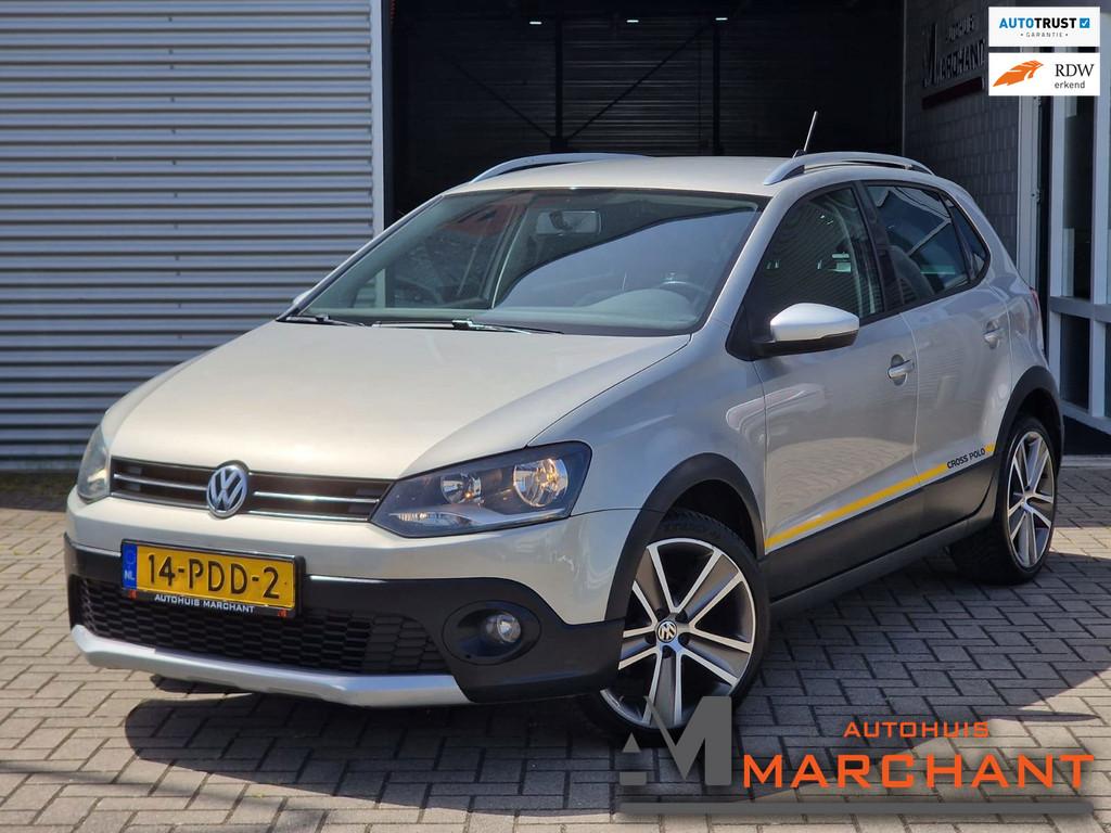 Volkswagen Polo 1.2 TSI Cross 6BAK!|NL AUTO|NAVI|AIRCO, Auto's, Volkswagen, Euro 5, Stof, Zwart, Beige