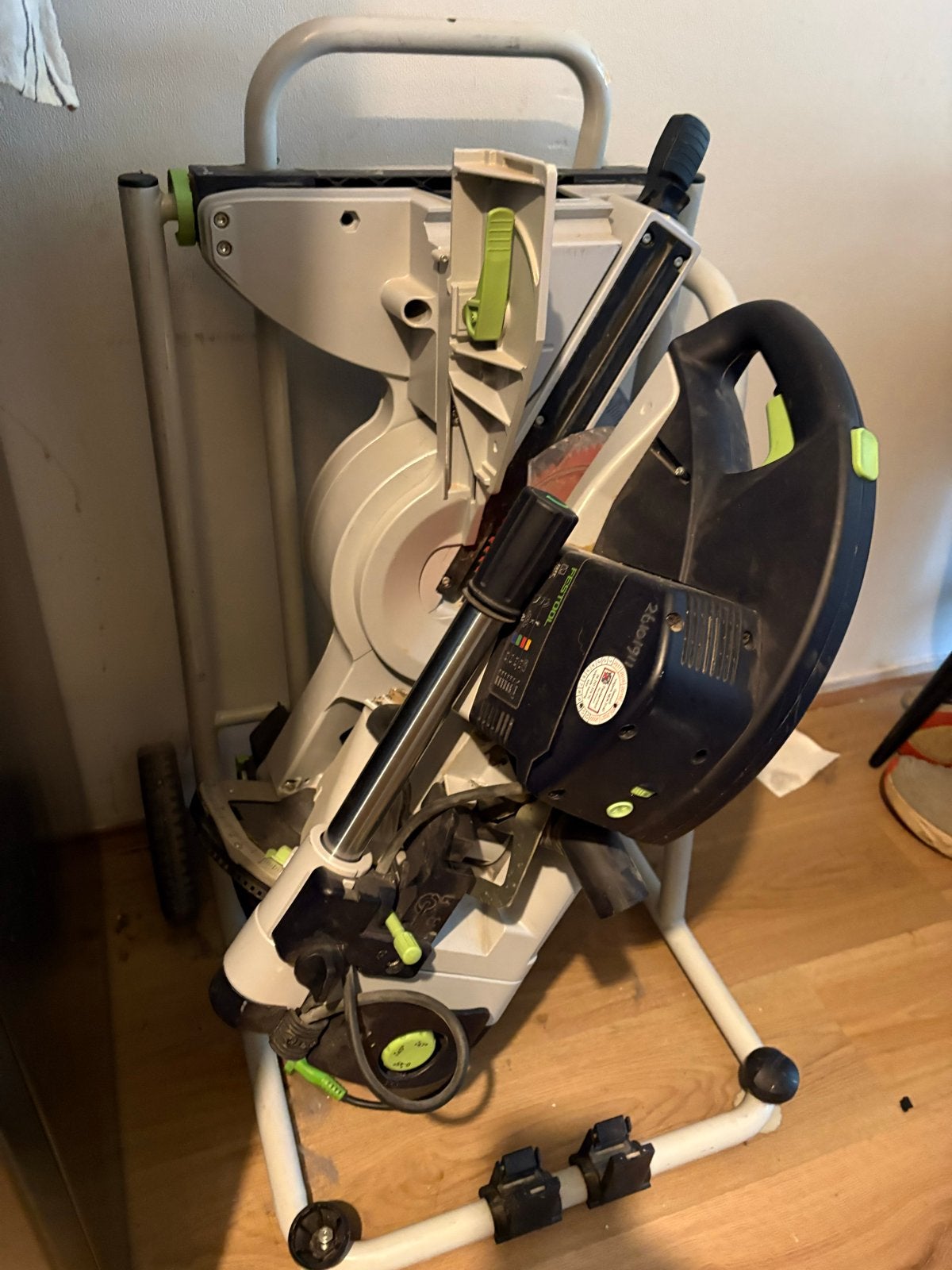 Festool Kapex KS 120 EB Afkortzaag met onderstel, Doe-het-zelf en Verbouw, Gereedschap | Zaagmachines, Ophalen, Gebruikt, 70 mm of meer