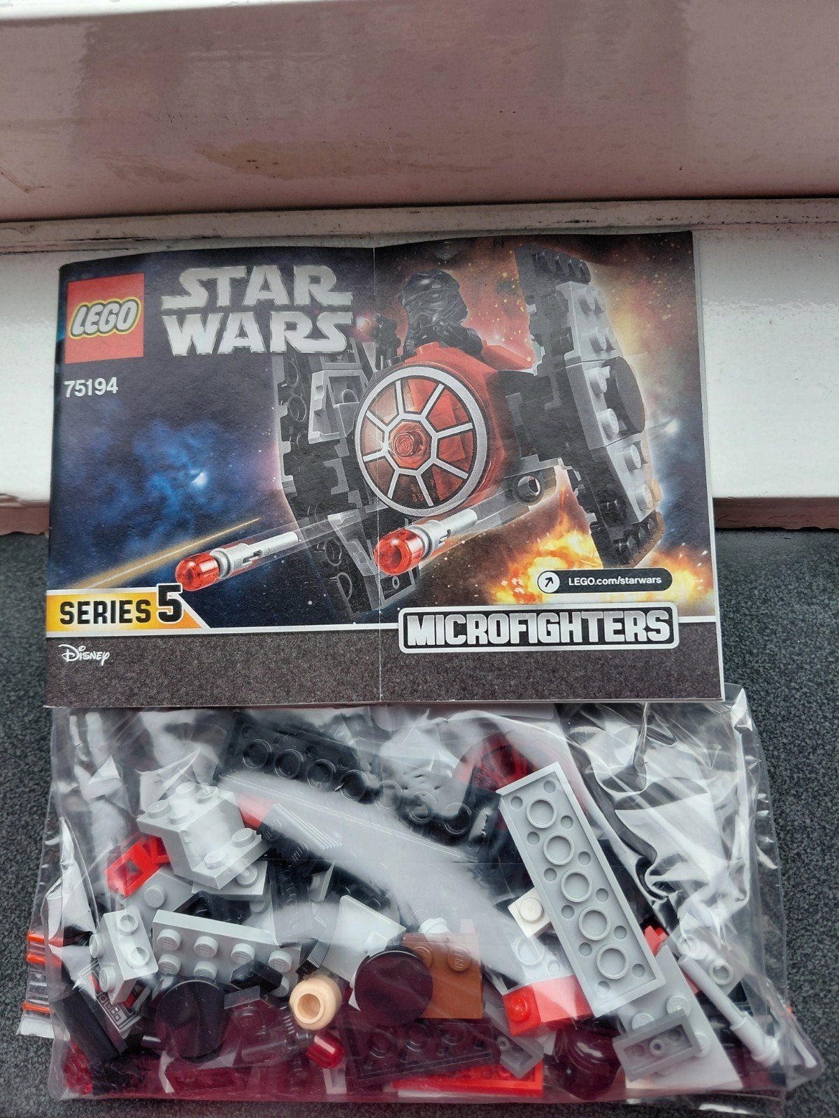 Lego Star Wars 75194 First Order TIE Fighter Microfighter, Star Wars, Lego, Inclusief instructies, Ophalen of Verzenden