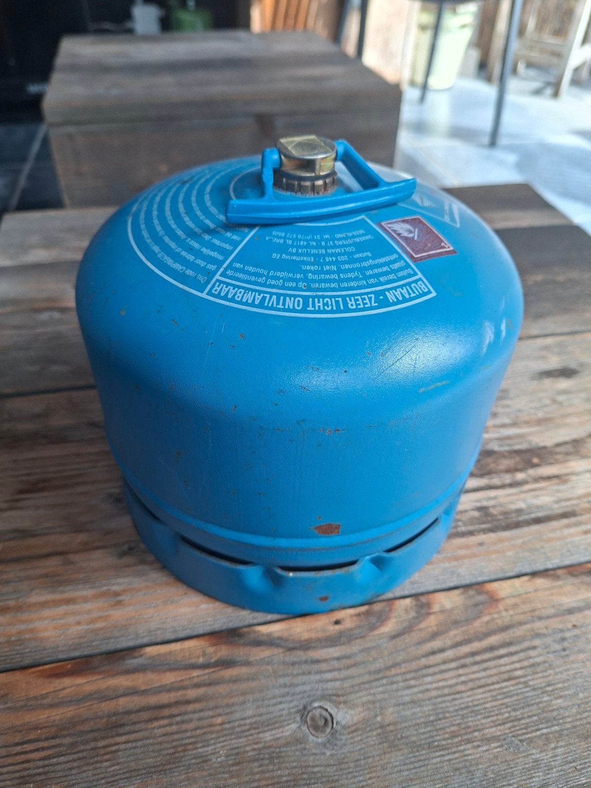 2x camping gas fles, Ophalen