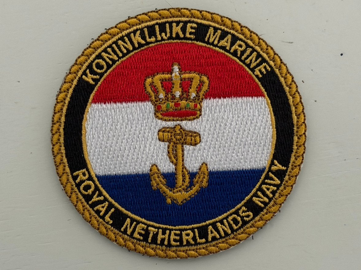 Patch Koninklijke Marine, Ophalen of Verzenden, Marine, Nederland, Embleem of Badge
