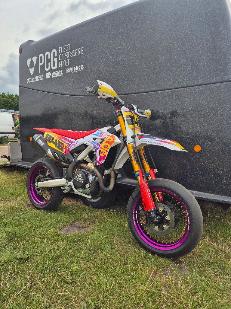 '22 Honda CRF 450 R | Supermoto | 52u, öhlins, PZ5 Cobra,, 450 cc, Gebruikt, Handgeschakeld, 1 cilinder