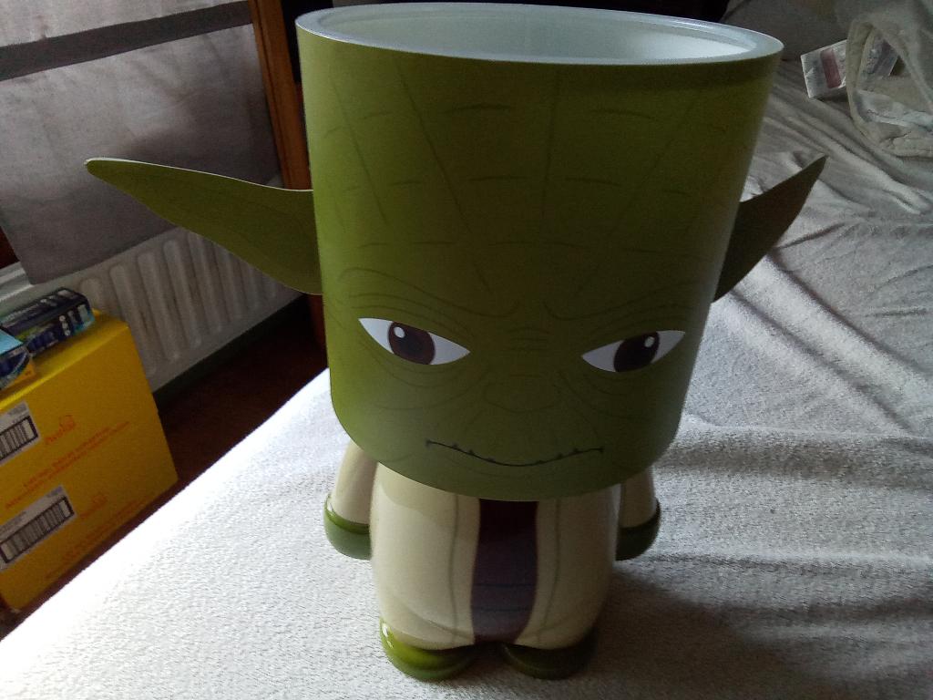 star wars starwars yoda nachtlampje ongeveer 25 cm, Ophalen, Gebruikt