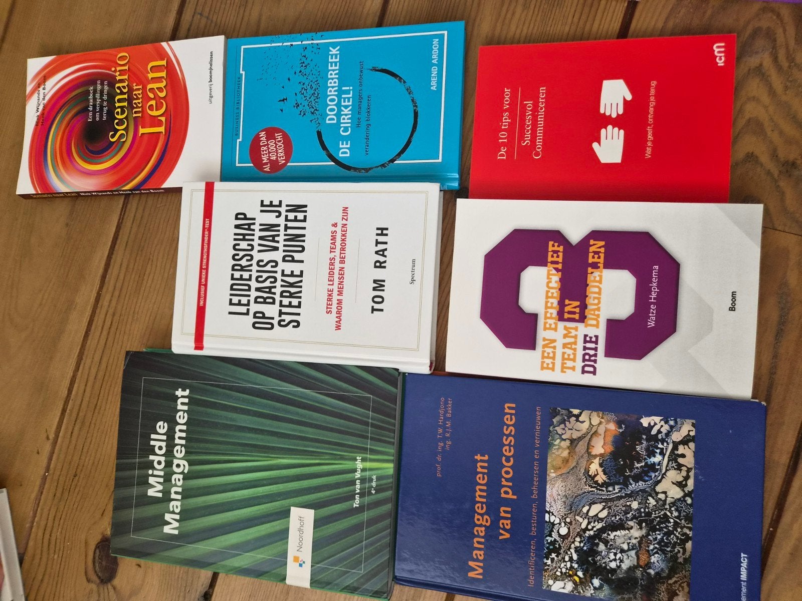 Leiderschapsboeken: Scenario naar Lean, Sterke Punten, etc., Ophalen