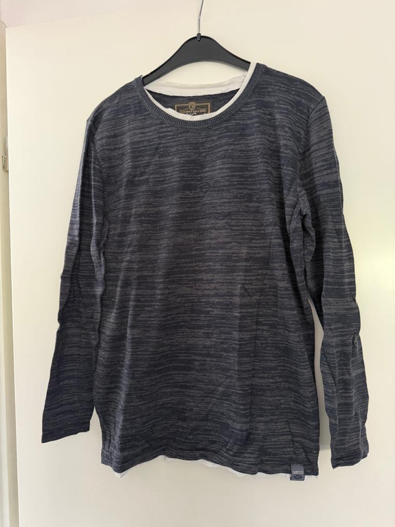 Key Largo Heren Longsleeve, Verzenden, Zo goed als nieuw, Maat 52/54 (L), Blauw