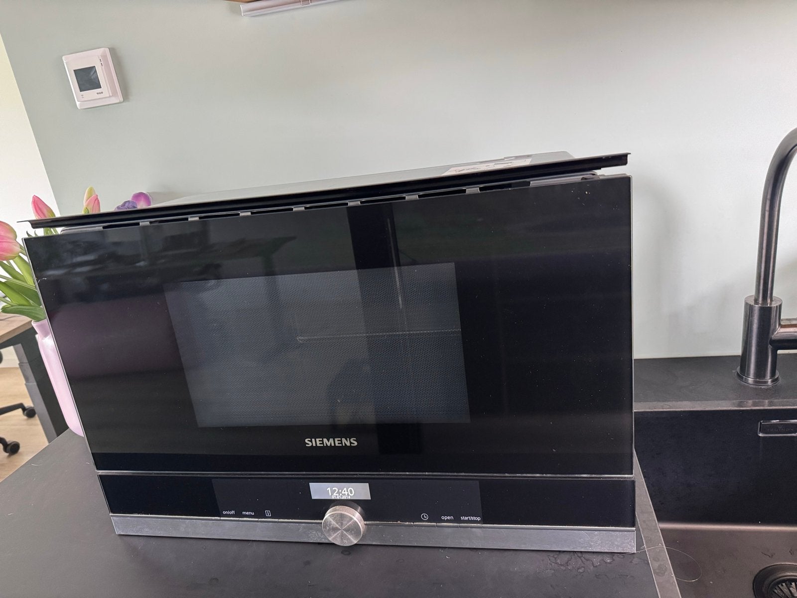 Siemens BF634LGS1/03 Inbouw Magnetron - Zo goed als nieuw, Witgoed en Apparatuur, Magnetrons, Ophalen, Inbouw, 45 tot 60 cm, Magnetron