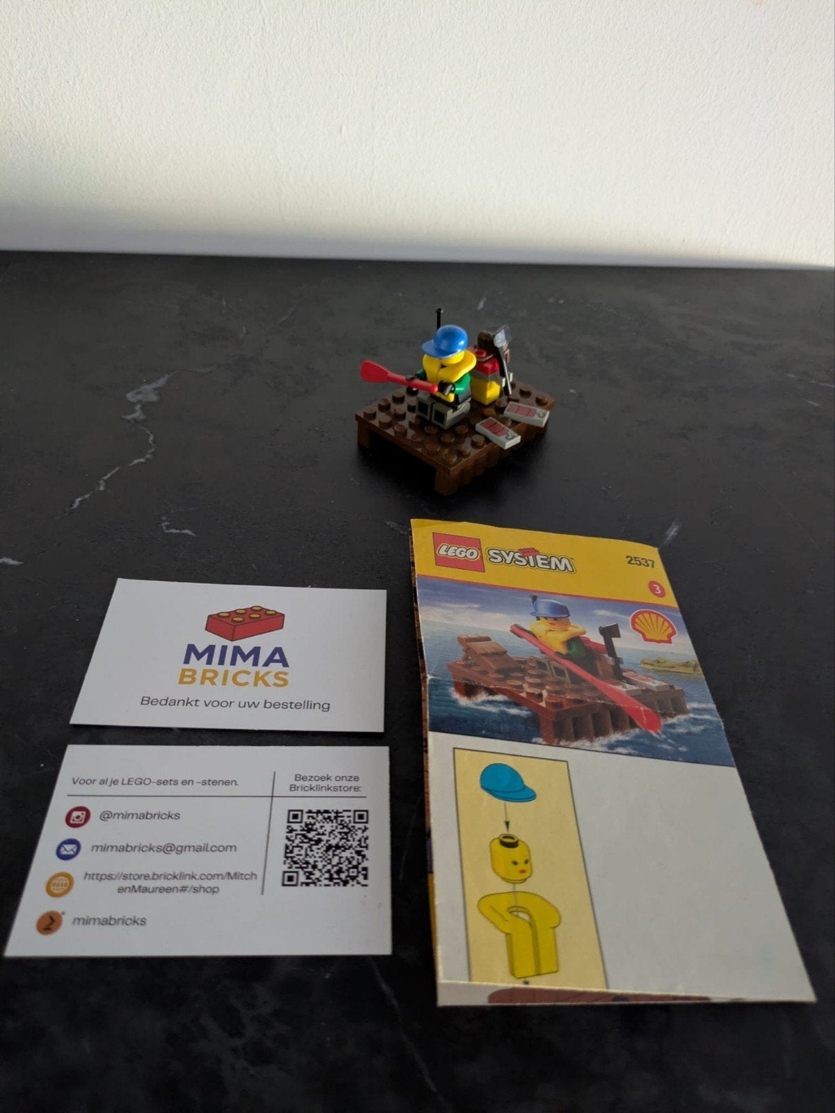 Lego System 2537 Compleet Set met Handleiding, Aastvej 1, 7190 Billund, Denemarken, Ophalen of Verzenden, Privacy.officer@lego.com