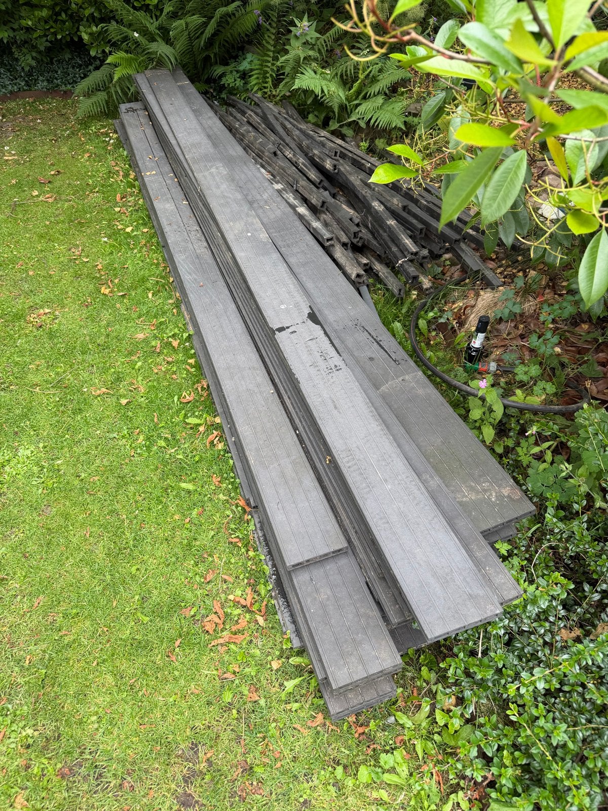 Gebruikte composiet planken en balken, Ophalen, Gebruikt, 250 cm of meer, Balken