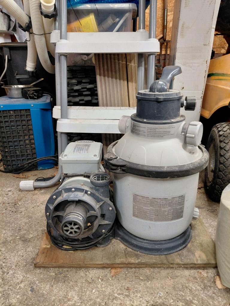 Intex zwembad te koop ( helemaal compleet ), Tuin en Terras, Zwembad-toebehoren, Ophalen, Gebruikt