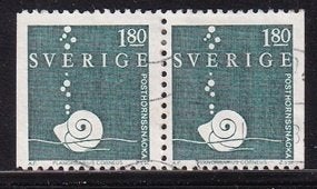 2382 - Zweden michel 1248D:1248D gestempeld , Samenhange, Verzenden, Zweden, Gestempeld