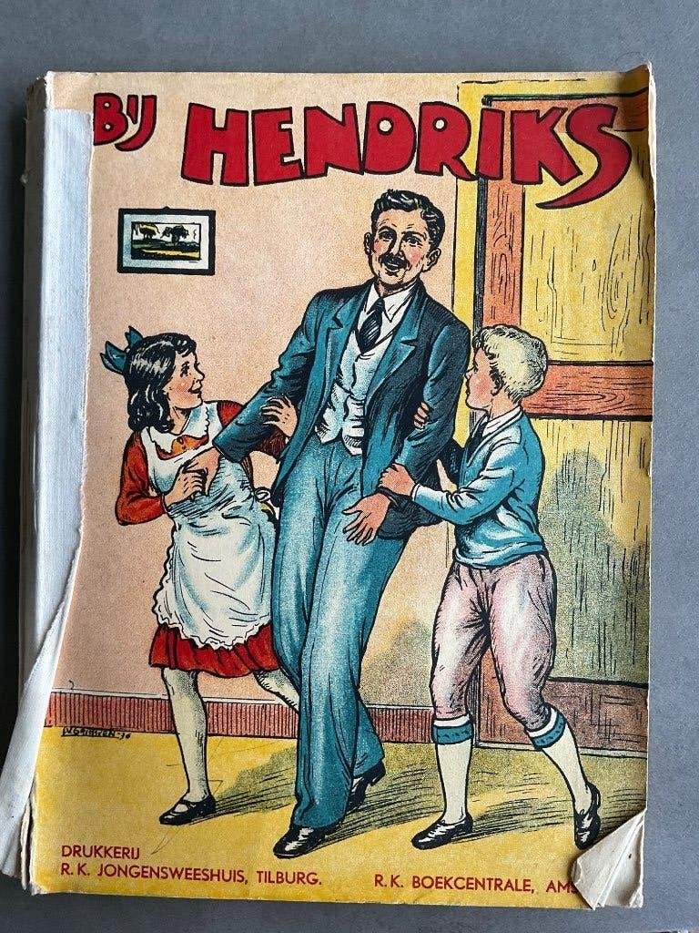 Jeugdboek "Bij Hendriks" uit 1936, Ophalen of Verzenden, Gelezen, Fictie algemeen