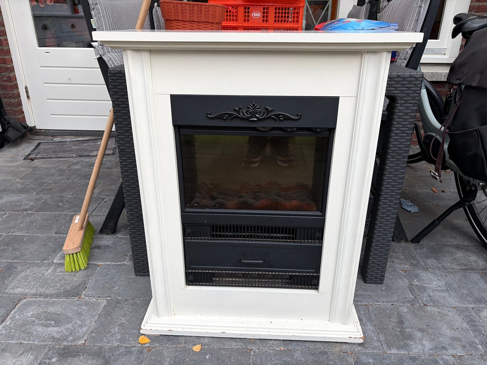 Gratis! Sierhaard voor in de woning of in de serre., Ophalen, Zo goed als nieuw, Vrijstaande haard, Elektrische haard