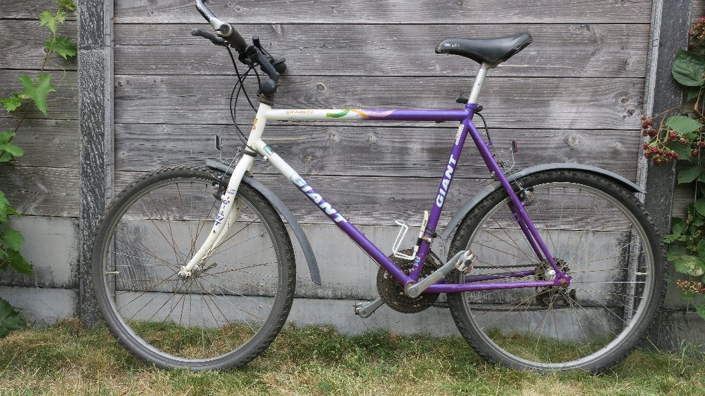 Vintage MTB ATB - Giant Granite 1991, Ophalen, Gebruikt, Velgrem, Giant