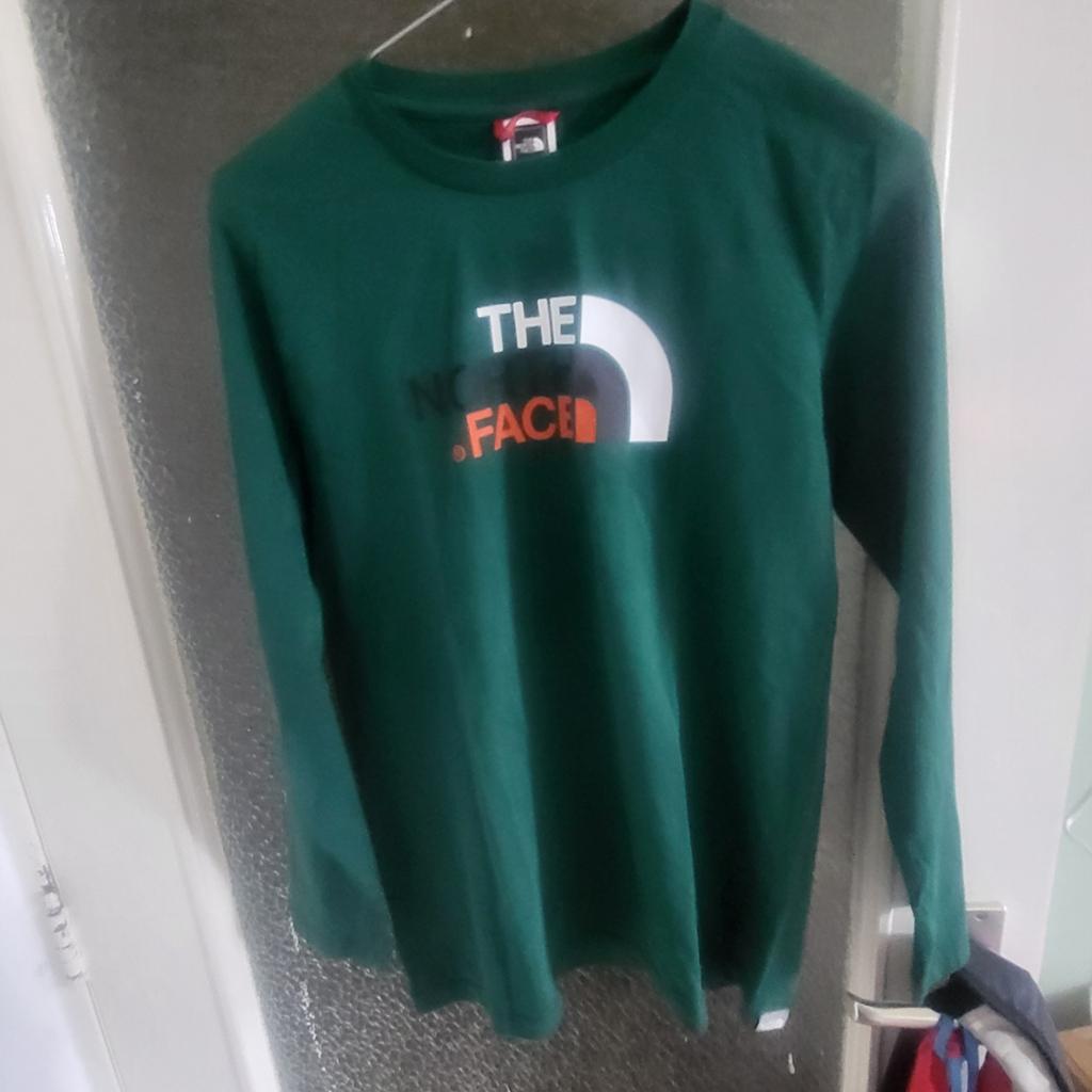 North Face longsleeve t-shirt, maat 152 ish, Ophalen of Verzenden, Zo goed als nieuw, Jongen
