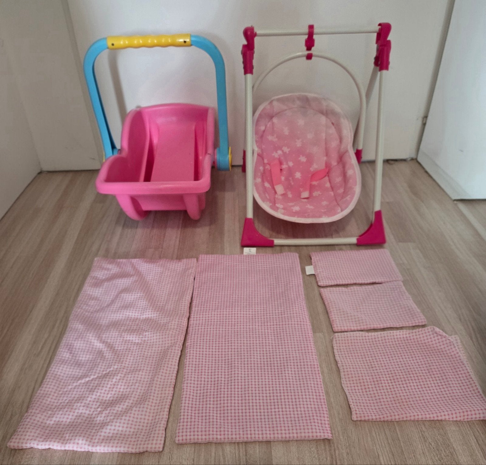 Autostoel Zapp Creations schommel en dekentjes, Kinderen en Baby's, Speelgoed | Poppen, Ophalen of Verzenden, Gebruikt, Overige typen