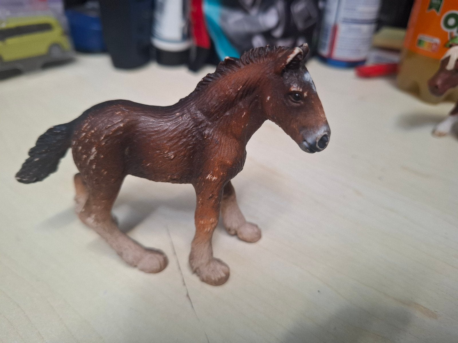 Schleich Shire veulen 13272 - Zeldzaam verzamelobject, Ophalen of Verzenden
