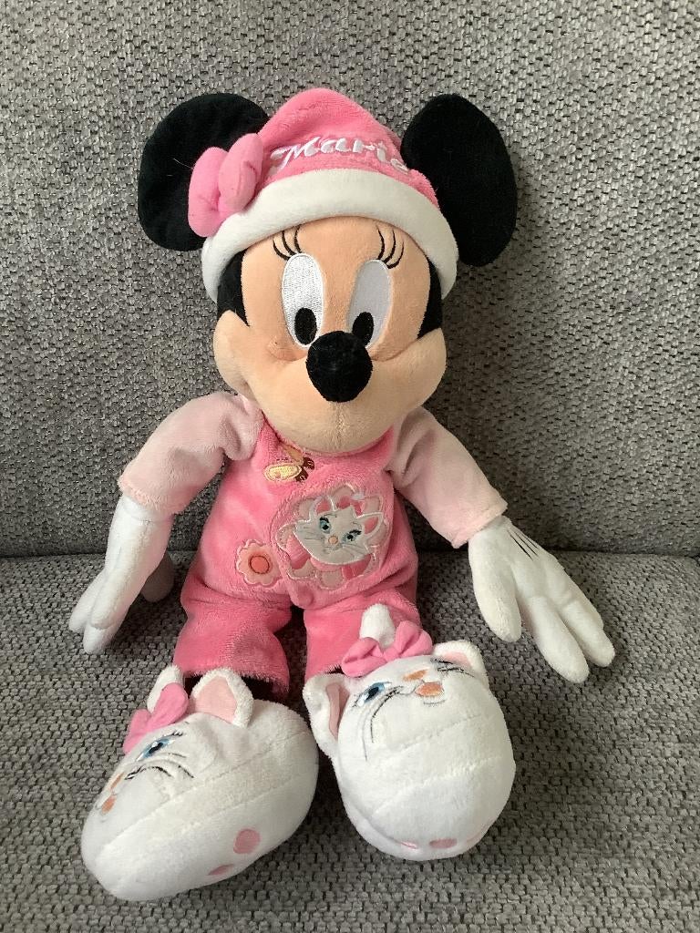 Disney Minnie Mouse als Marie vd Aristokatten  43 cm 15 euro, Ophalen of Verzenden, Zo goed als nieuw, Overige typen