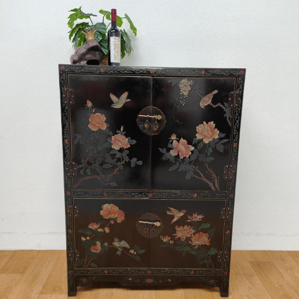 Vintage Chinese bruidskast servieskast buffetkast Chinoise 0, Huis en Inrichting, Kasten | Buffetkasten, Japandi, Valkenswaard