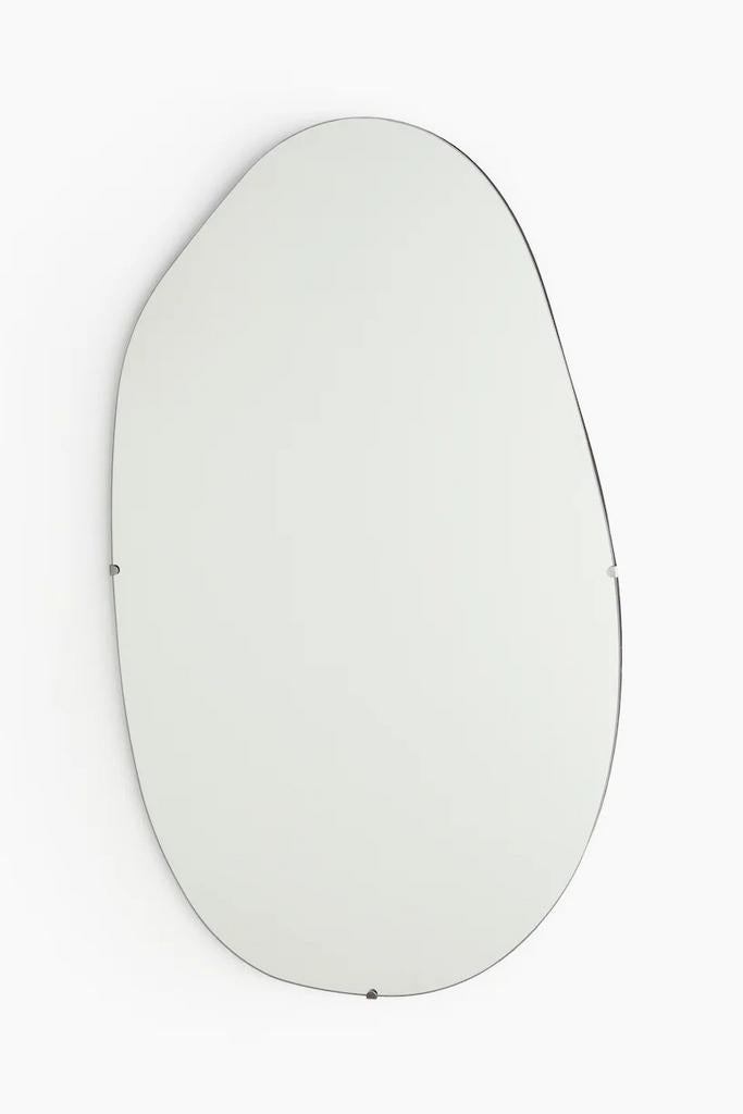H&M Home Grafische Spiegel, Ophalen, 100 tot 150 cm, Zo goed als nieuw, Overige vormen