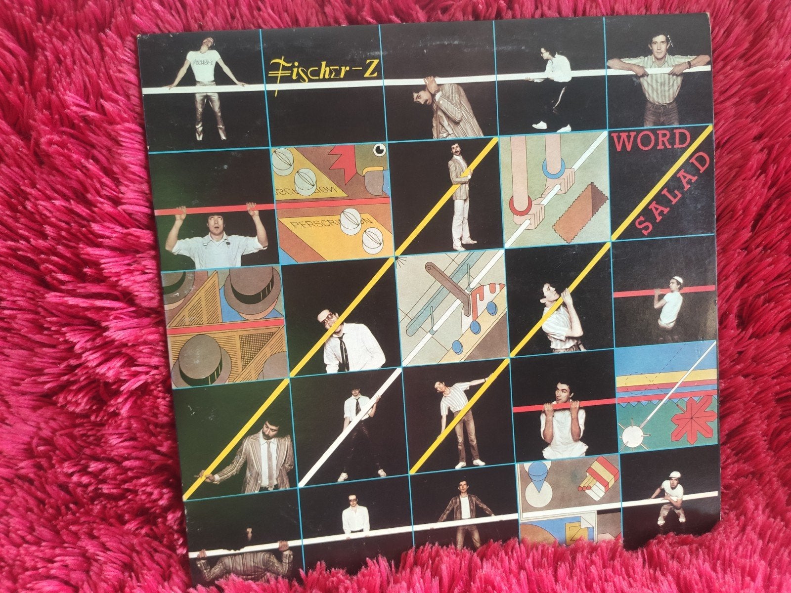 Fischer-Z – Word Salad LP 1979 UK UAG 30232, LP, Gebruikt, New wave, Ophalen of Verzenden