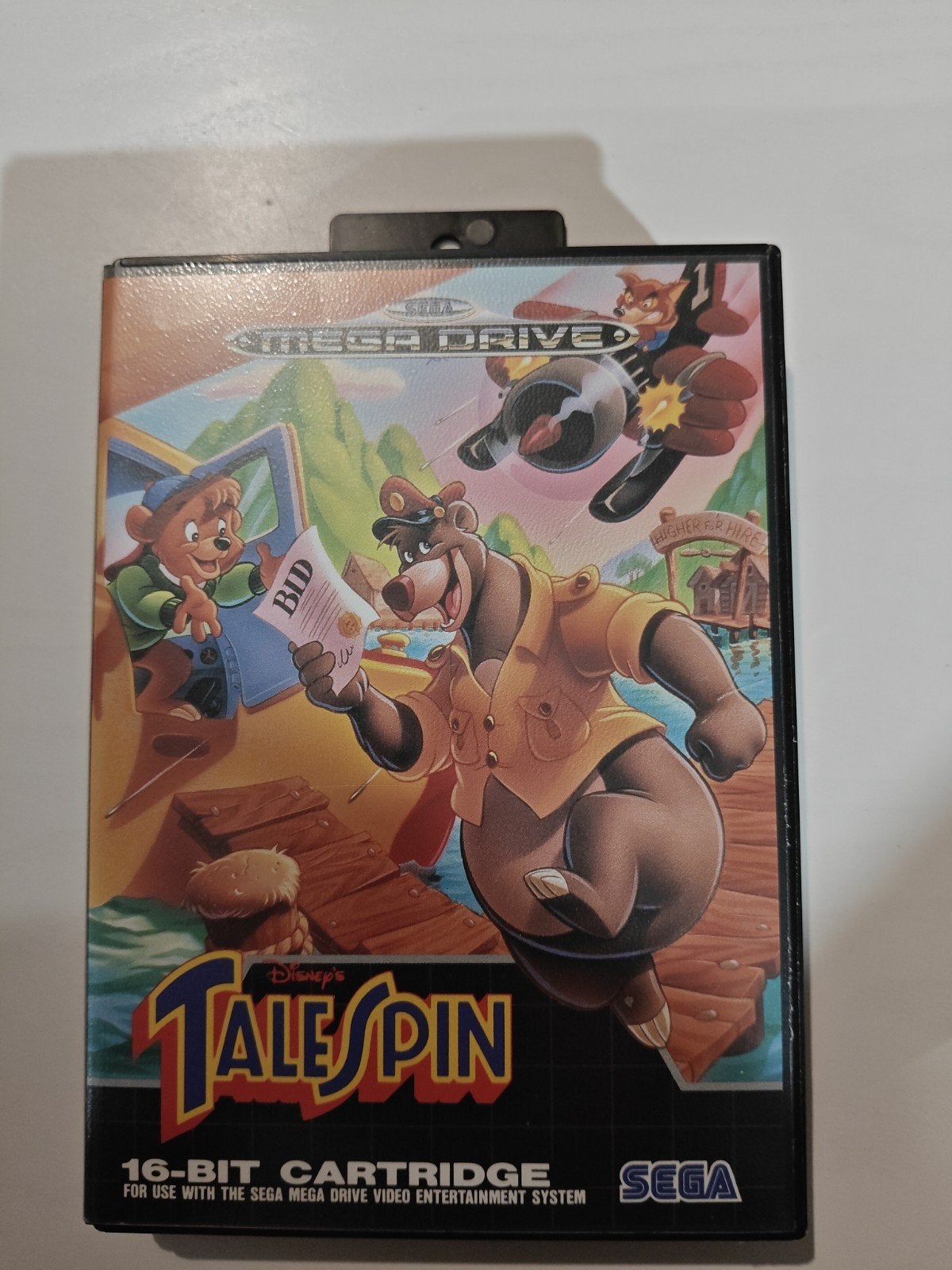 Talespin Sega Megadrive CIB compleet, Gebruikt, 1 speler, Ophalen of Verzenden, Vanaf 3 jaar