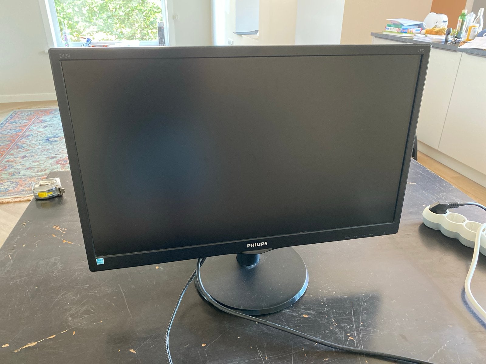 Philips 243V5LHAB/00 Monitor - Full HD, DVI, VGA, Ophalen, Gebruikt, Full HD, DVI