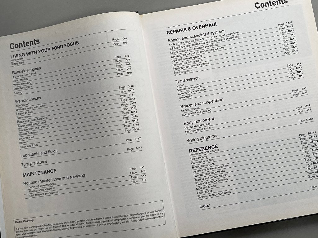 Haynes Service and Repair Manual Ford Focus van 2005 to 2011, Ophalen of Verzenden, Zo goed als nieuw, Ford