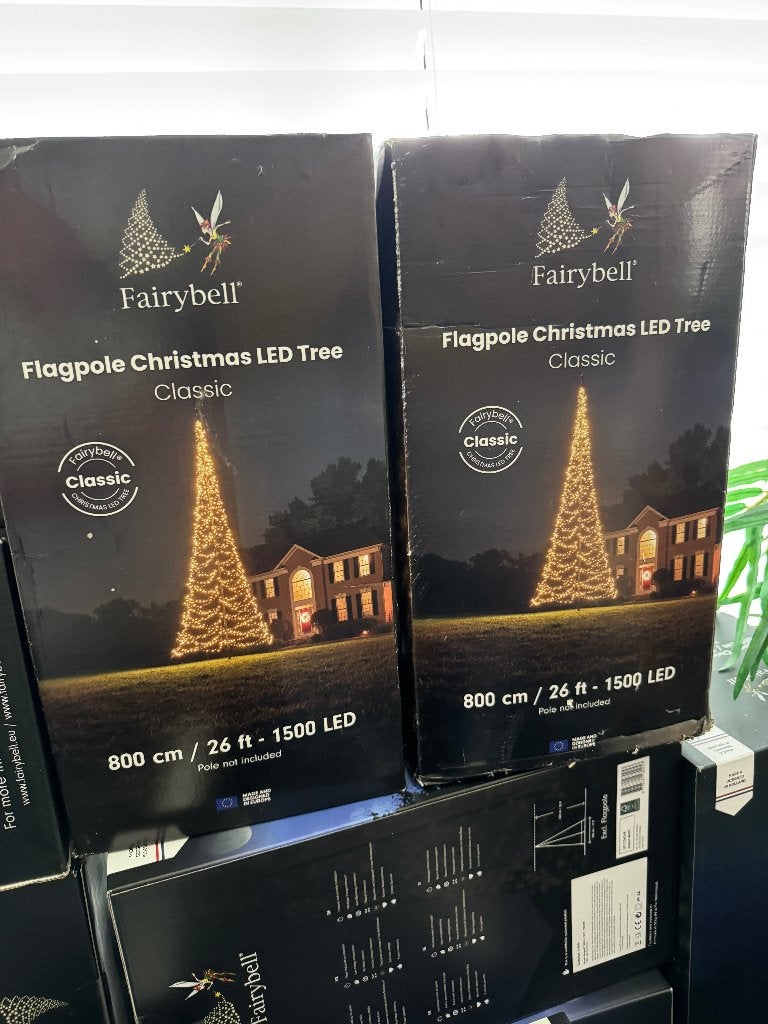 Fairybell mastverliching 4 tot 8 meter vanaf 189,00, Overige materialen, Minder dan 50 watt, Overige typen, Nieuw