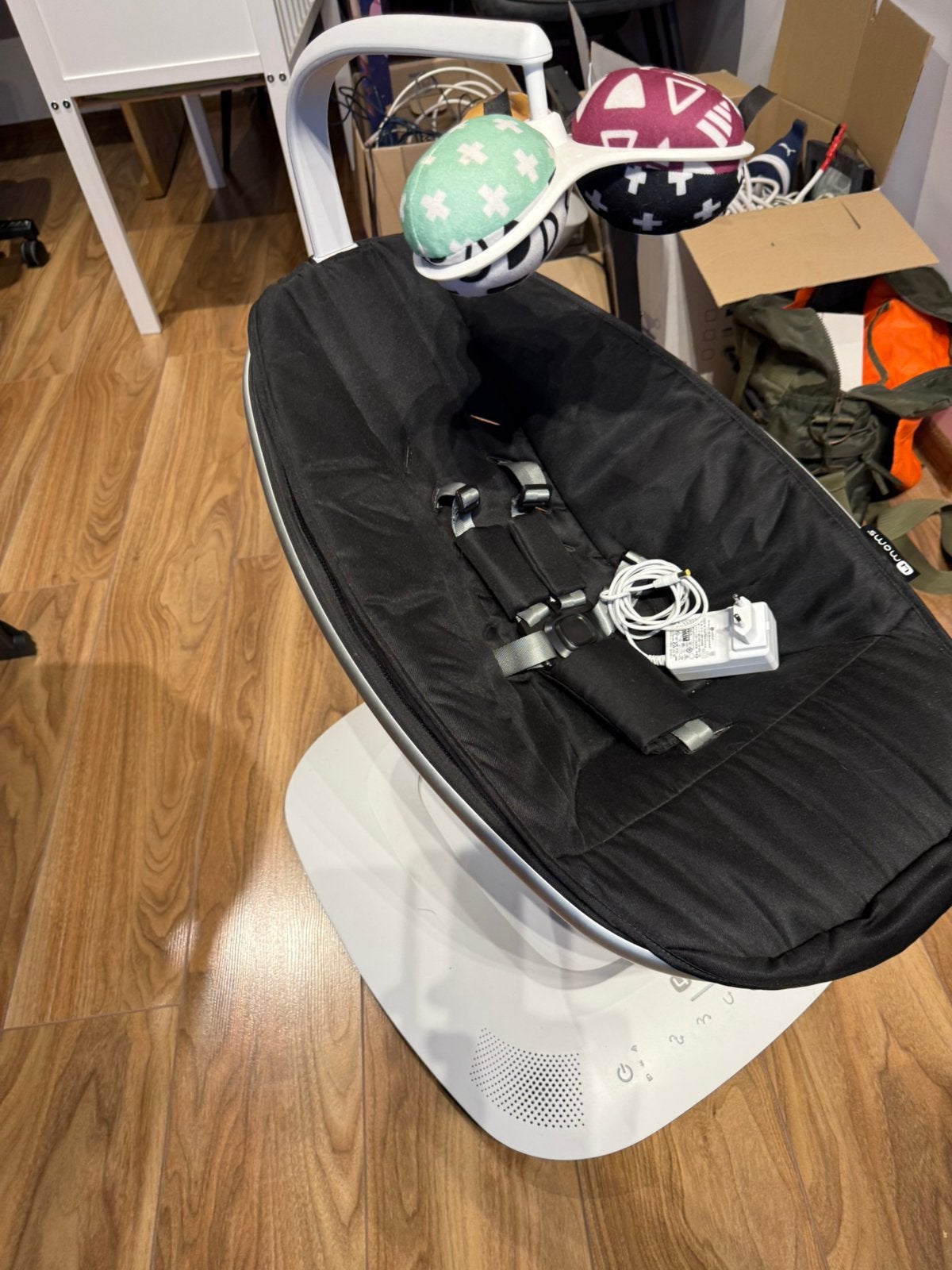 4Moms Mamaroo wipstoel, Kinderen en Baby's, Wipstoeltjes, Gebruikt, Schommelstoel, Verstelbaar, Ophalen
