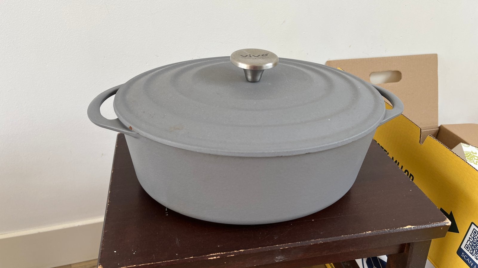 Gietijzeren braadpan Villeroy & Boch Vivo - 4.8L, Ophalen, Gebruikt, Met deksel, Overige merken