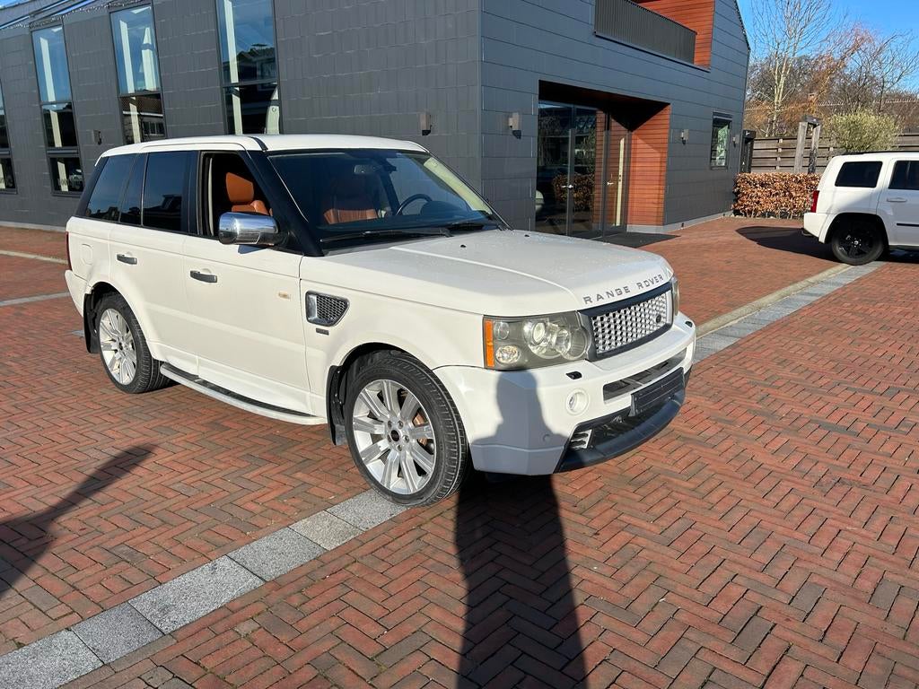 Range Rover Sport 4.4 HSE (2008)- Youngtimer - Wit - Carplay, Auto's, Automaat, Leder, Bruin, Vierwielaandrijving