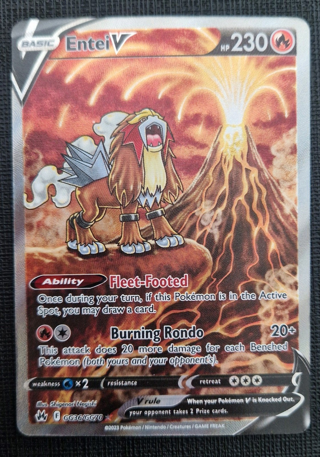 Entei GG36/GG70, Ophalen of Verzenden, Zo goed als nieuw, Losse kaart, Foil