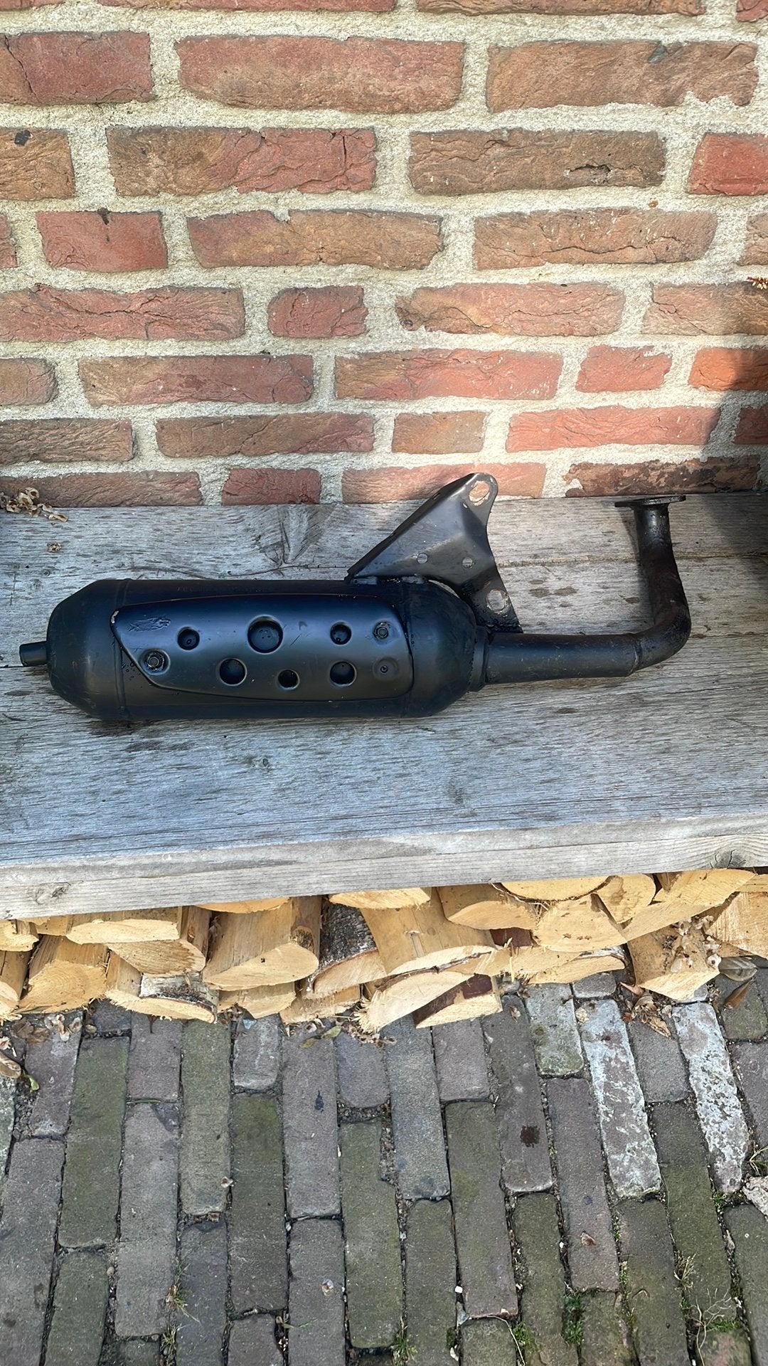 70/100cc uitlaat aeorx Minarelli horizontaal, Ophalen of Verzenden, Zo goed als nieuw, Uitlaat, Yamaha