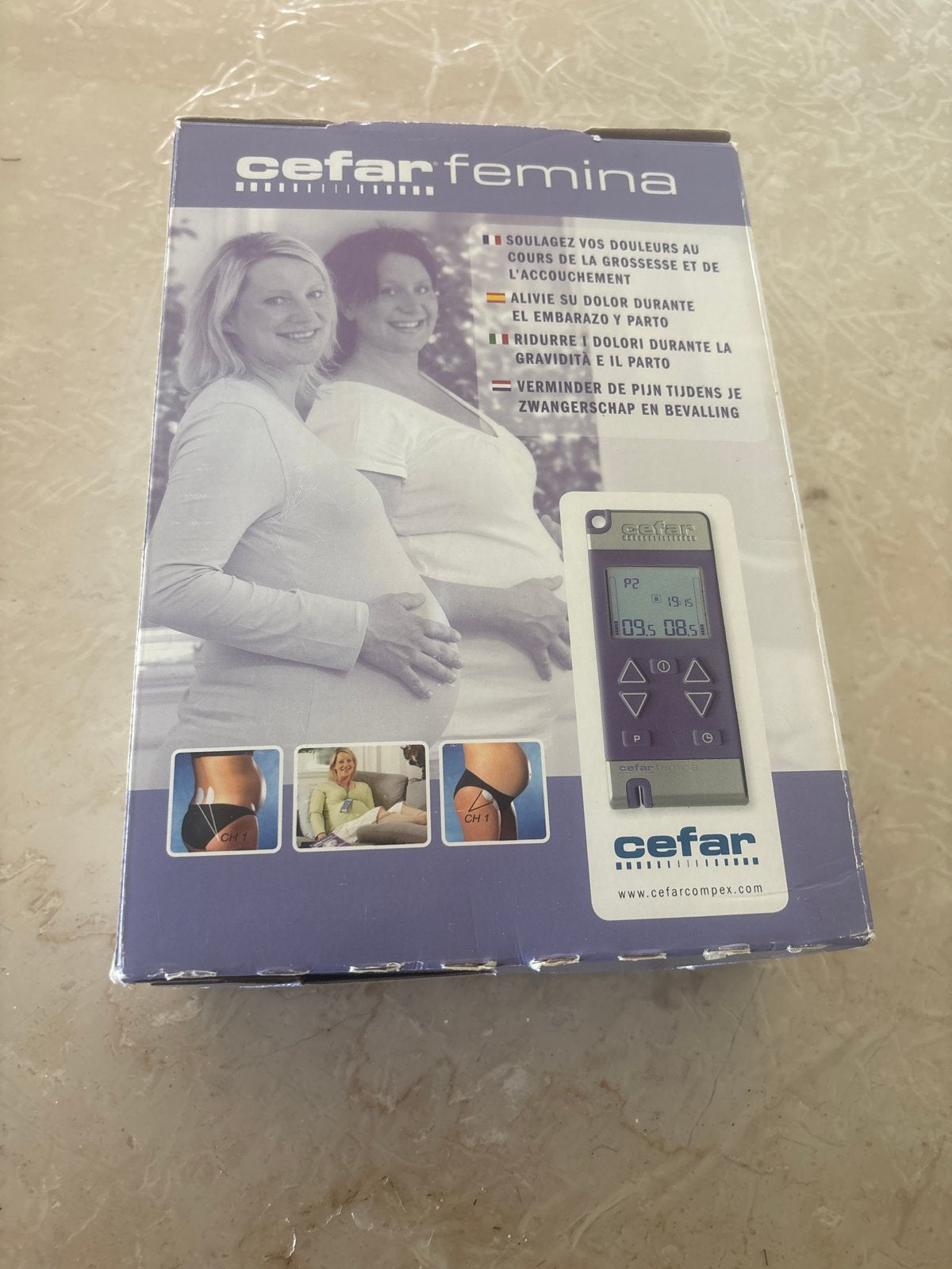 Cefar Femina TENS apparaat voor zwangerschap en bevalling, Ophalen, Nieuw, Zwangerschap en Bevalling