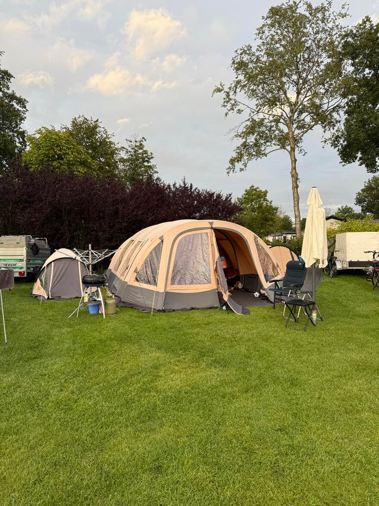 Bardani Prestige 460 Familietent - Ruim en Comfortabel, Caravans en Kamperen, Tenten, Ophalen, Gebruikt, Tot en met 6