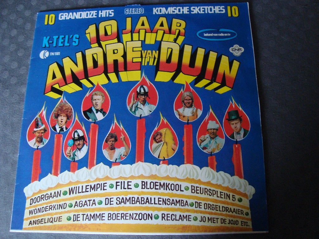 10 jaar andre van duin, Ophalen of Verzenden
