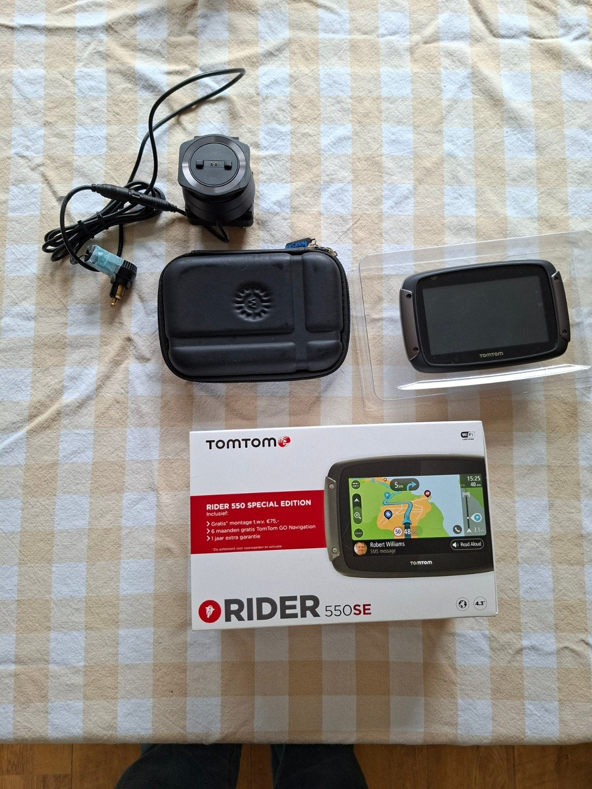 TomTom Rider 550SE Special Edition Navigatiesysteem, Ophalen of Verzenden, Zo goed als nieuw