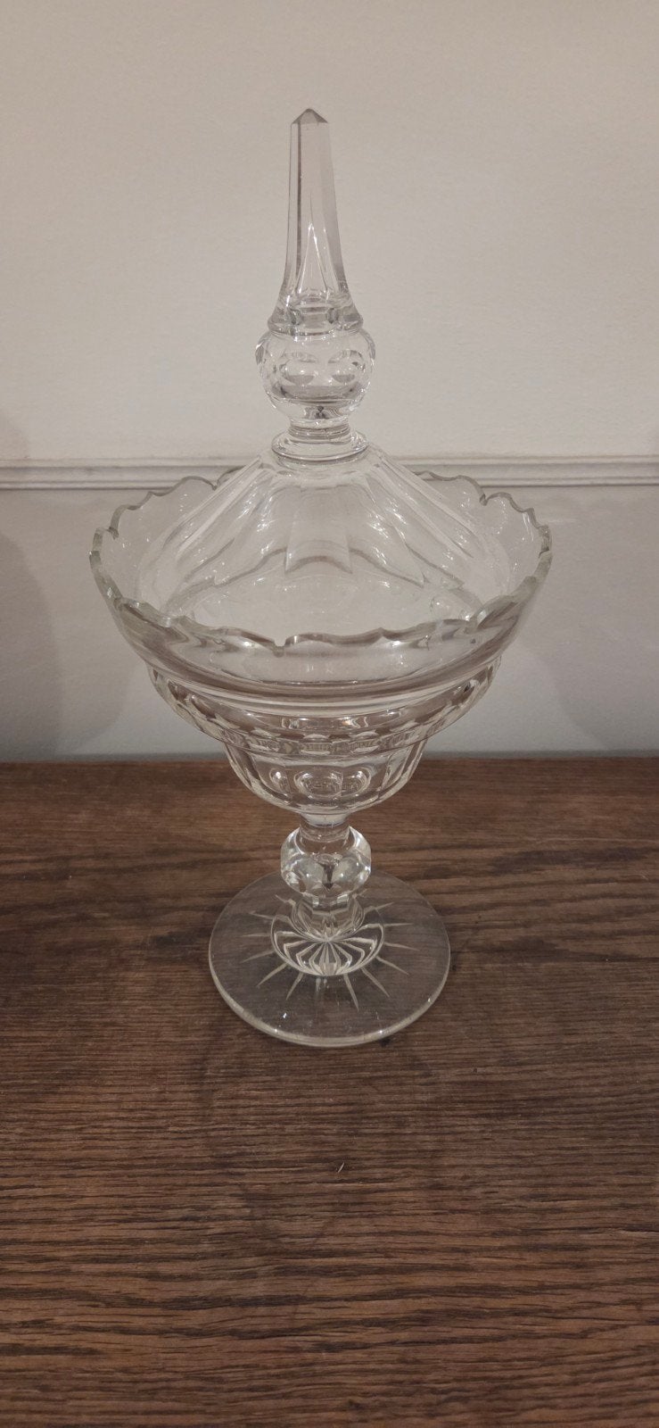 Glazen Bonbonnière met Deksel - Elegant en Tijdloos, Antiek en Kunst, Ophalen