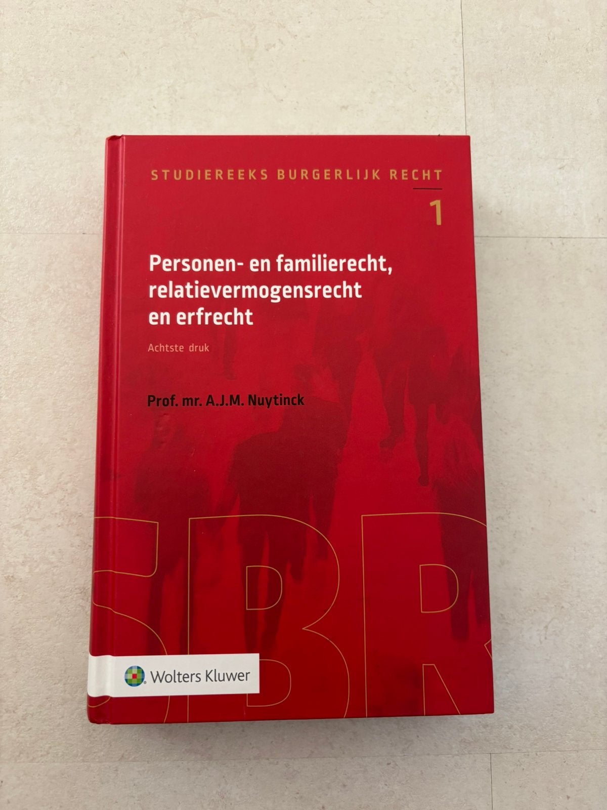 Personen- en familierecht, relatievermogensrecht en erfrecht, Ophalen of Verzenden, Alpha, Zo goed als nieuw, WO