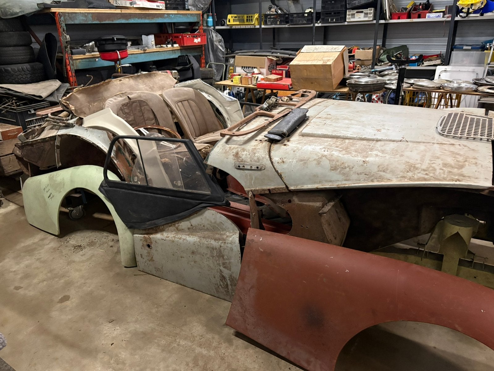 Triumph TR2 small mouth 1955 project!, foto 3